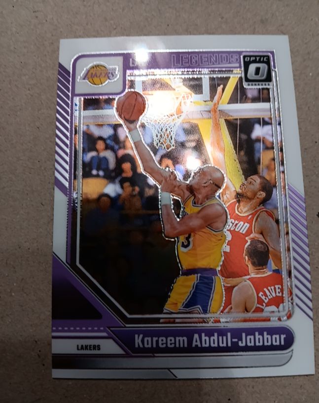 2024-25 Donruss Optic #228 Kareem Abdul-Jabbar — front