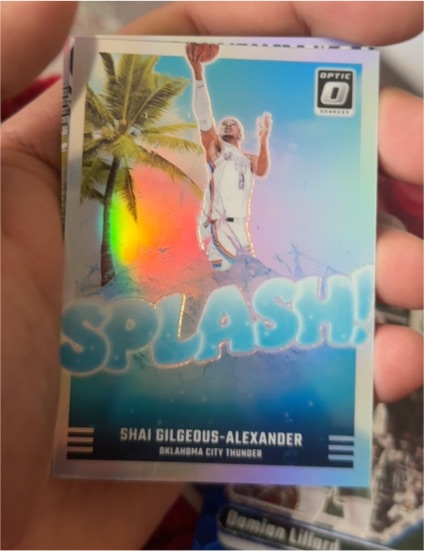 2024-25 Panini Donruss Optic #6 Shai Gilgeous-Alexander Splash! — front