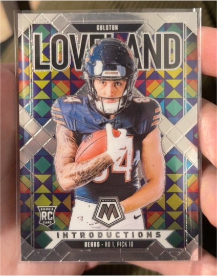 2025 Panini Mosaic #5 Colston Loveland — front