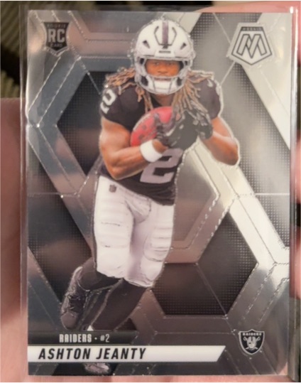 2025 Panini Mosaic #345 Ashton Jeanty — front