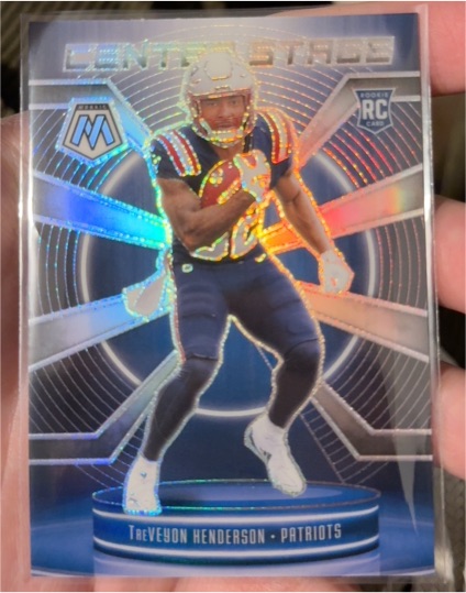 2022 Panini Mosaic Center Stage RC TreVeyon Henderson — front