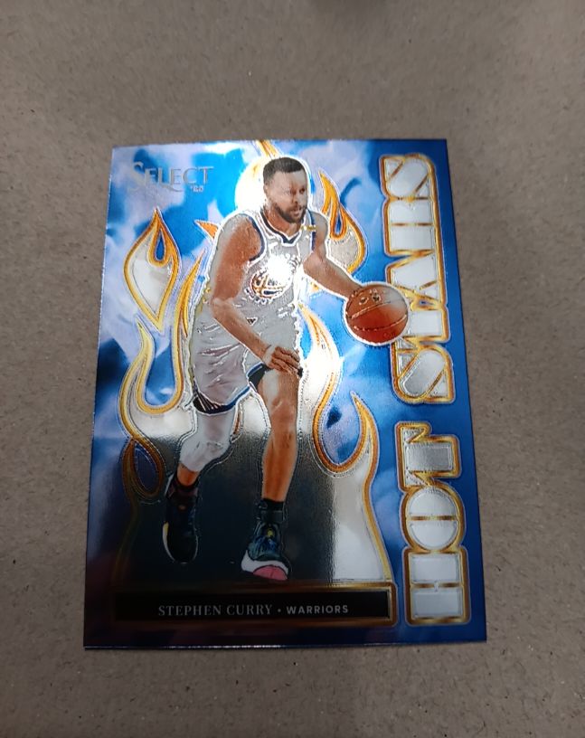 2024-25 Panini Select #12 Stephen Curry Hot Stars — front