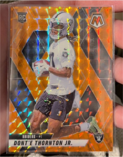 2025 Panini Mosaic #1 Dont'e Thornton Jr. — front