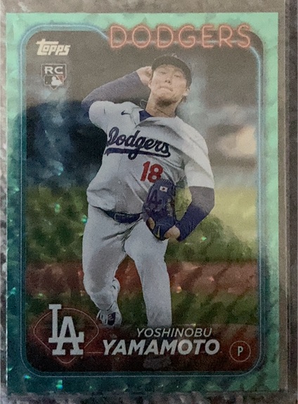 2024 Topps Series 2 #553 Yoshinobu Yamamoto — front