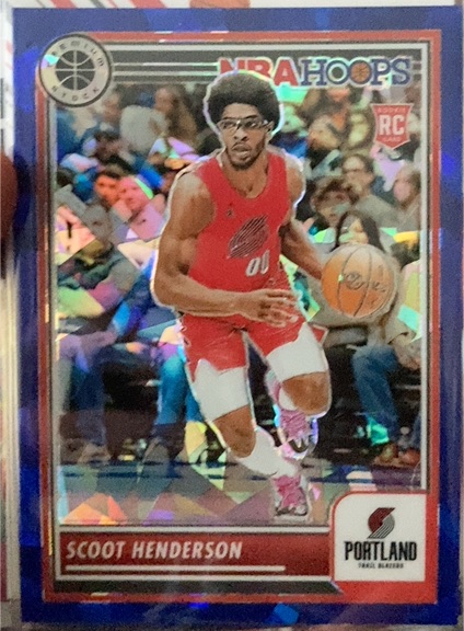 2023-24 Panini NBA Hoops Premium Stock #137 Scoot Henderson — front