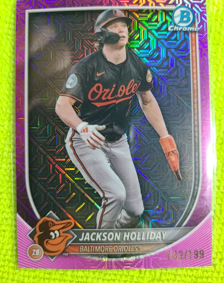 2025 Bowman Chrome #142 Jackson Holliday — front