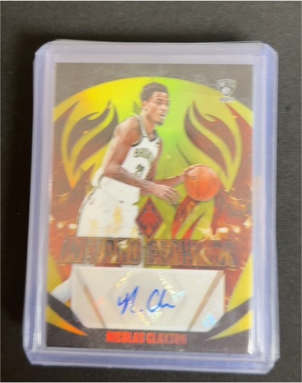 2023-24 Panini Phoenix Inferno Etchings #Nicolas Claxton — front