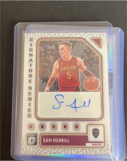 2023-24 Panini Donruss Optic Signature Series #SS-ILL Sam Merrill — front