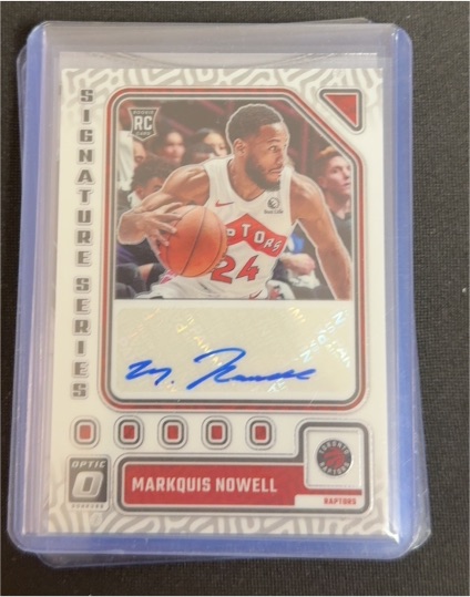 2023-24 Donruss Optic Signature Series #SS-NWL Markquis Nowell — front