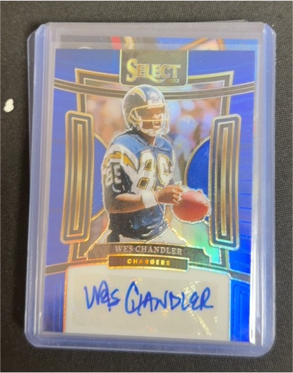2023 Panini Select #SIG-WCH Wes Chandler — front
