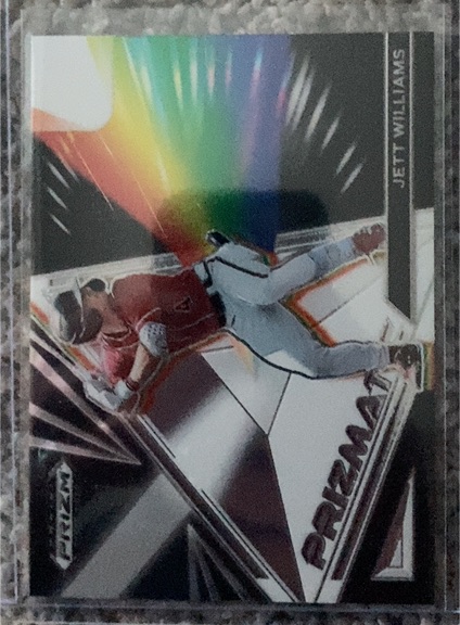 2022 Panini Prizm Draft Picks #PZ-JW Jett Williams Prizmatic — front