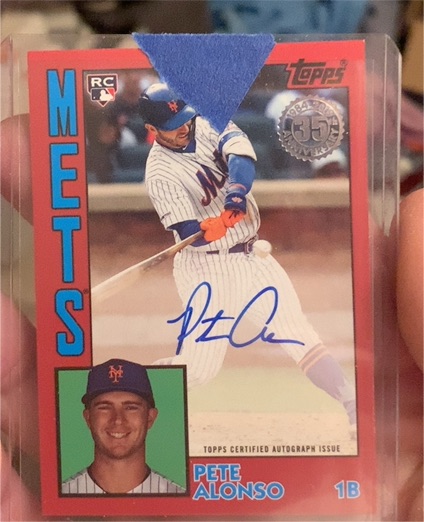 2019 Topps Update #84R-PA Pete Alonso — front