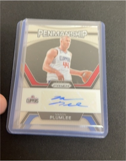 2023-24 Panini Prizm Penmanship Mason Plumlee — front