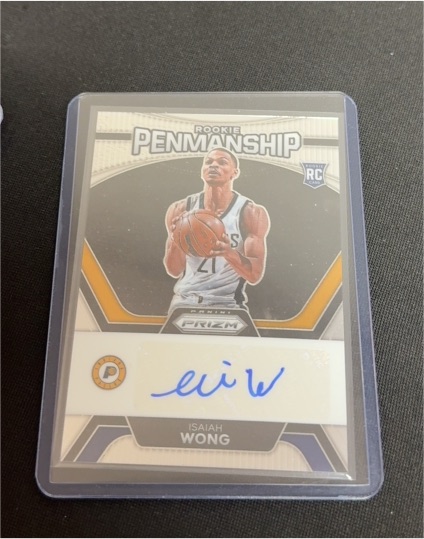2023-24 Panini Prizm #RP-WNG Isaiah Wong — front
