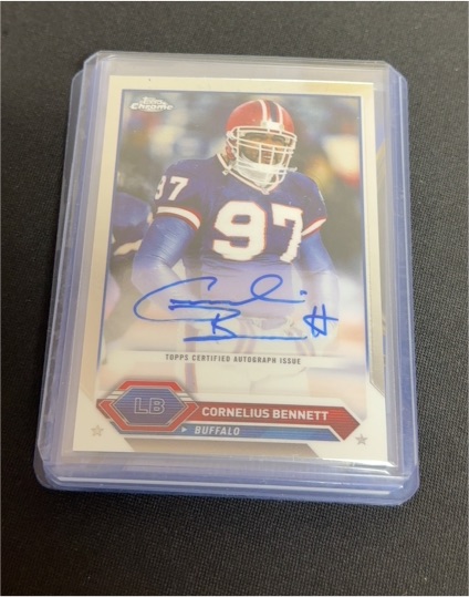 2024 Topps Composite Chrome Autographs #TCA-CB Cornelius Bennett — front