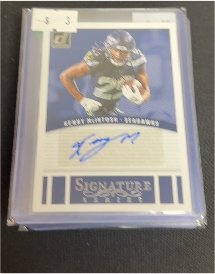 2024 Donruss Signature Series #SSE-KMC Kenny McIntosh — front