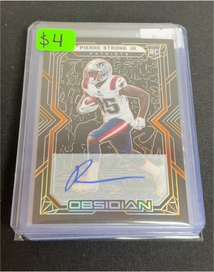 2022 Panini Obsidian #RC Pierre Strong Jr. — front