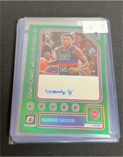 2023-24 Donruss Optic #SS-SAS Marcus Sasser — front