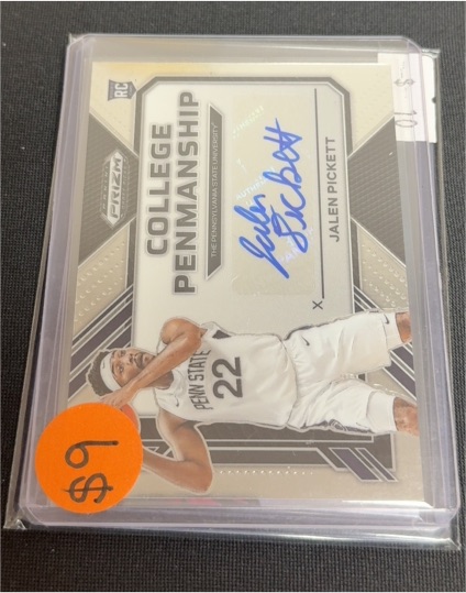 2023 Panini Prizm Draft Picks #CP-JPK Jalen Pickett — front