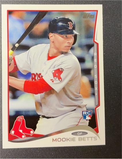 2014 Topps Update #US-26 Mookie Betts — front
