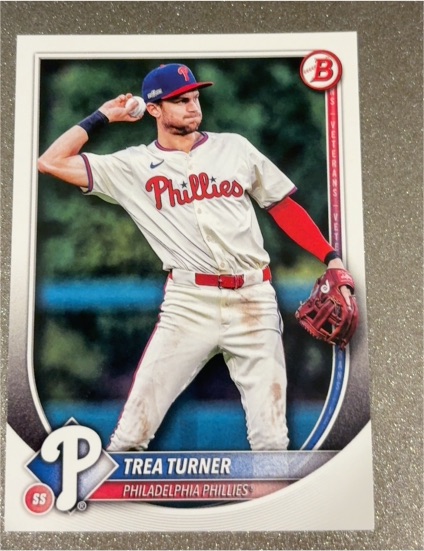 2025 Bowman #65 Trea Turner — front