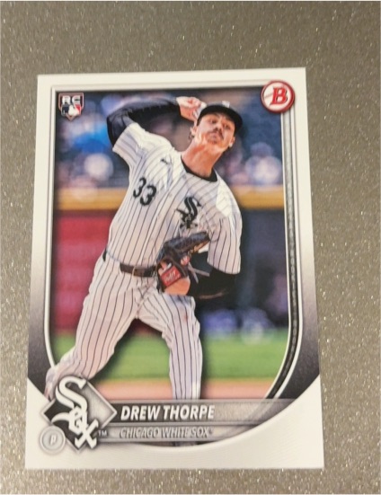 2025 Bowman #8 Drew Thorpe — front