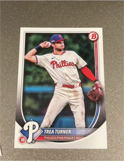2025 Bowman #65 Trea Turner — front