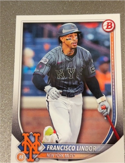2025 Bowman #86 Francisco Lindor — front