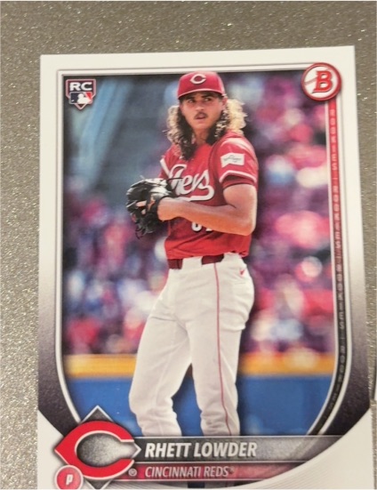 2025 Bowman #6 Rhett Lowder — front