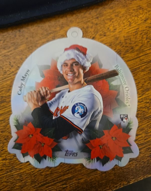 2025 Topps Holiday #OO-6 Coby Mayo — front