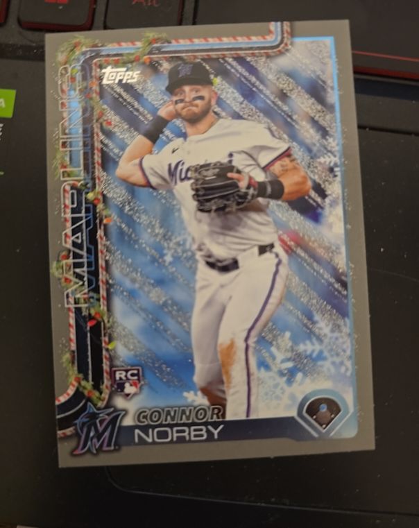 2025 Topps Holiday #H72 Connor Norby — front