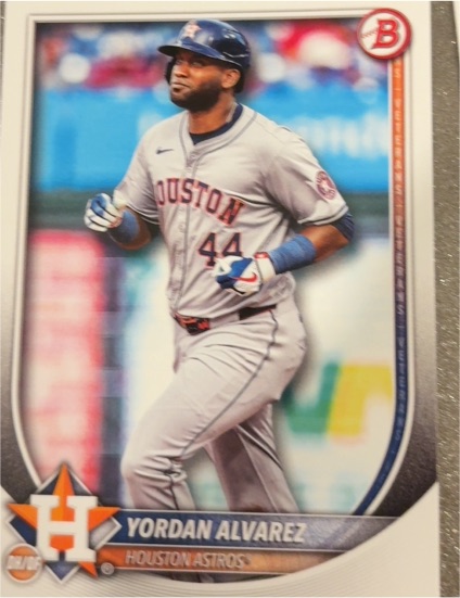 2025 Bowman #25 Yordan Alvarez — front