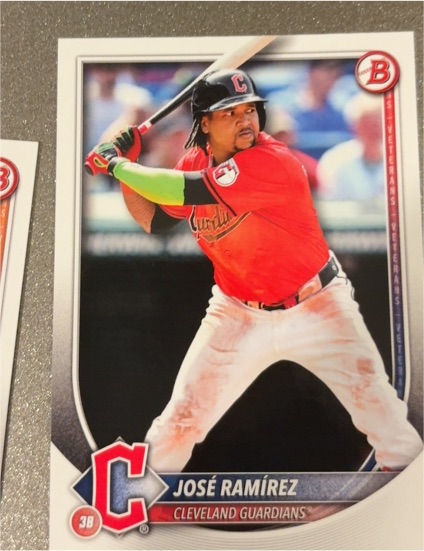 2025 Bowman #89 José Ramírez — front