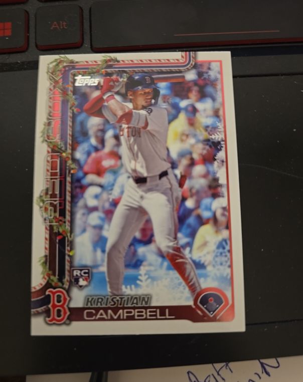2025 Topps Holiday #H103 Kristian Campbell — front