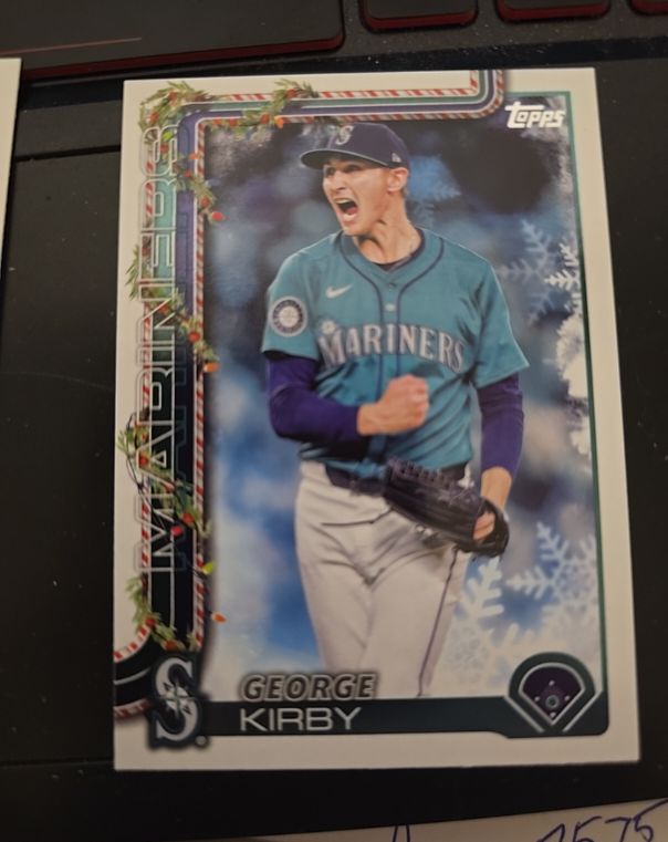 2025 Topps Holiday #H5 George Kirby — front