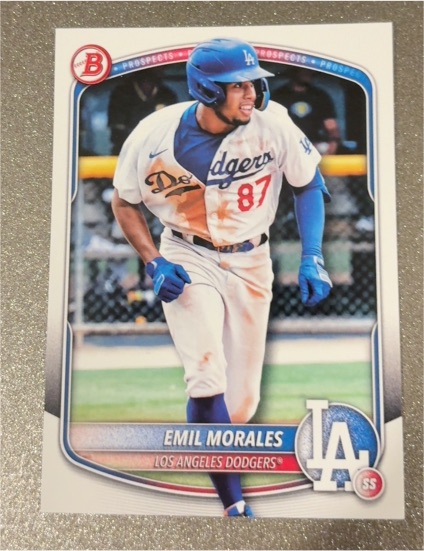 2025 Bowman #BP-127 Emil Morales — front