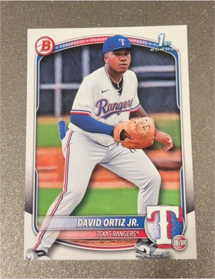 2025 Bowman #BP-29 David Ortiz Jr. — front
