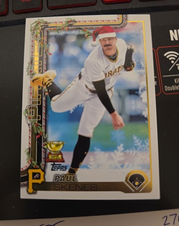 2025 Topps Holiday #H70 Paul Skenes — front