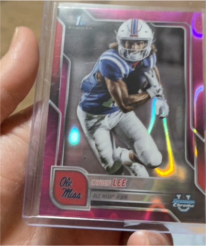 2025 Bowman University Chrome #50 Cayden Lee — front
