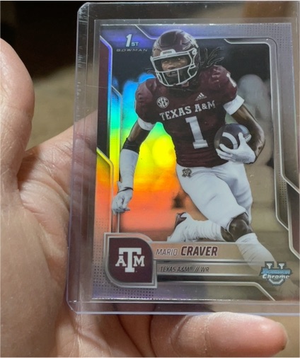 2025 Bowman Chrome #165 Mario Craver — front