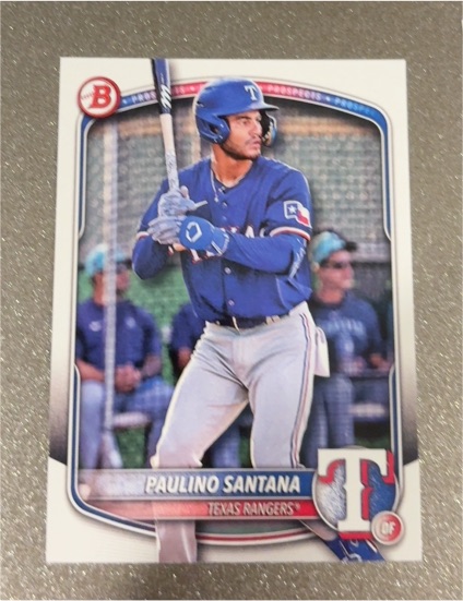 2025 Bowman #BP-72 Paulino Santana — front
