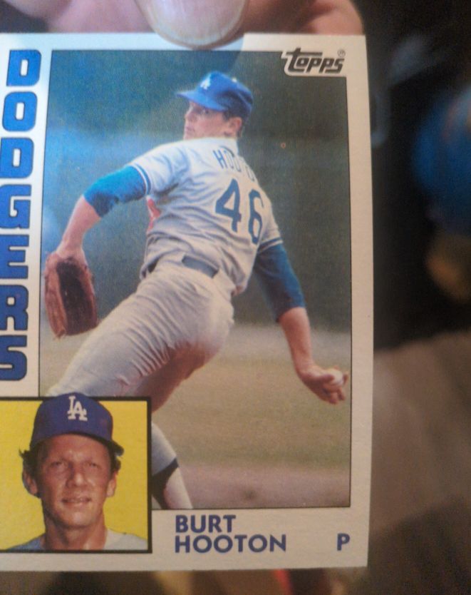 1984 Topps #15 Burt Hooton — front