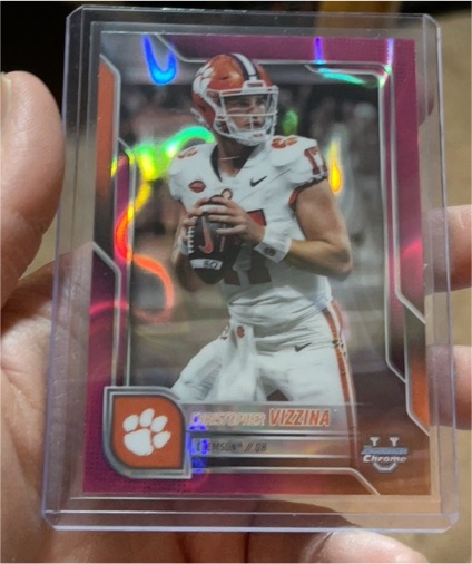 2025 Bowman Chrome University #178 Christopher Vizzina — front