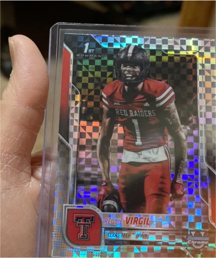 2025 Bowman Chrome University #164 Reggie Virgil — front