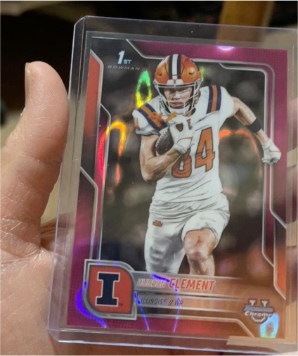 2025 Bowman Chrome University #73 Hudson Clement — front