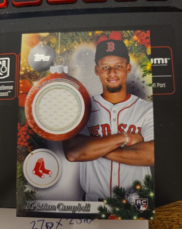 2025 Topps Holiday #PR-KC Kristian Campbell — front