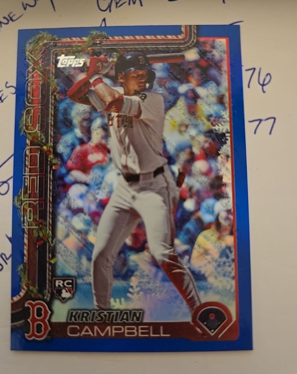2025 Topps Holiday #H103 Kristian Campbell — front