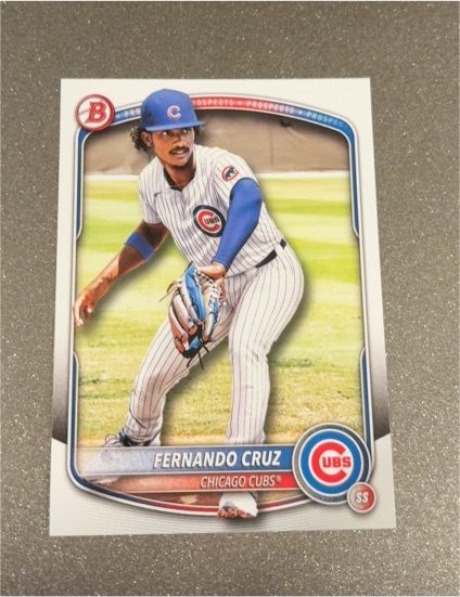 2025 Bowman #BP-110 Fernando Cruz — front