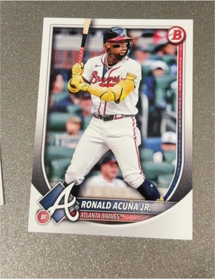 2025 Bowman #21 Ronald Acuña Jr. — front