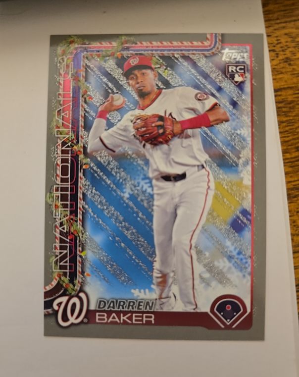 2025 Topps Holiday #H167 Darren Baker — front